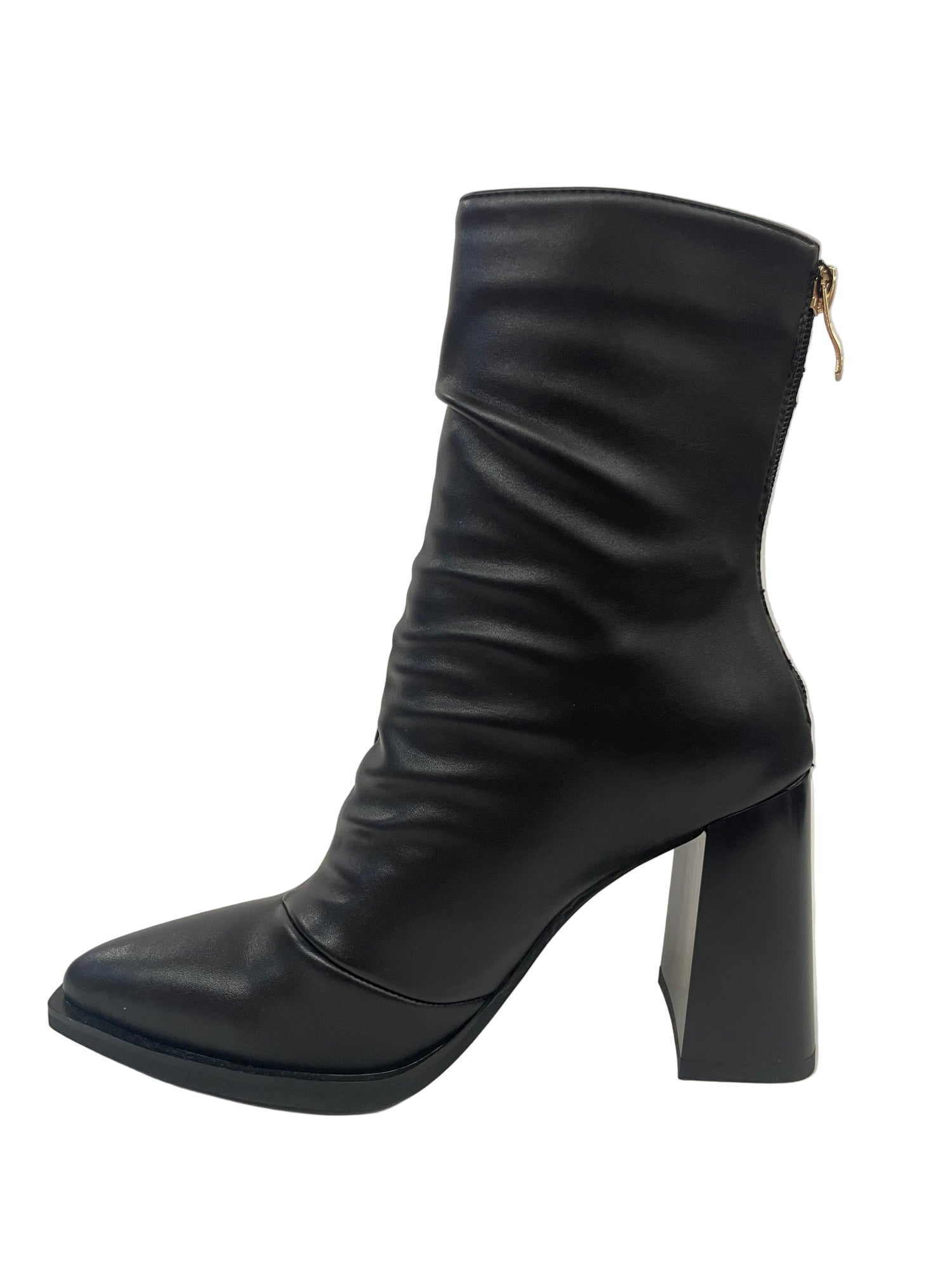 Stivaletto arricciato con tacco Renato Balestra