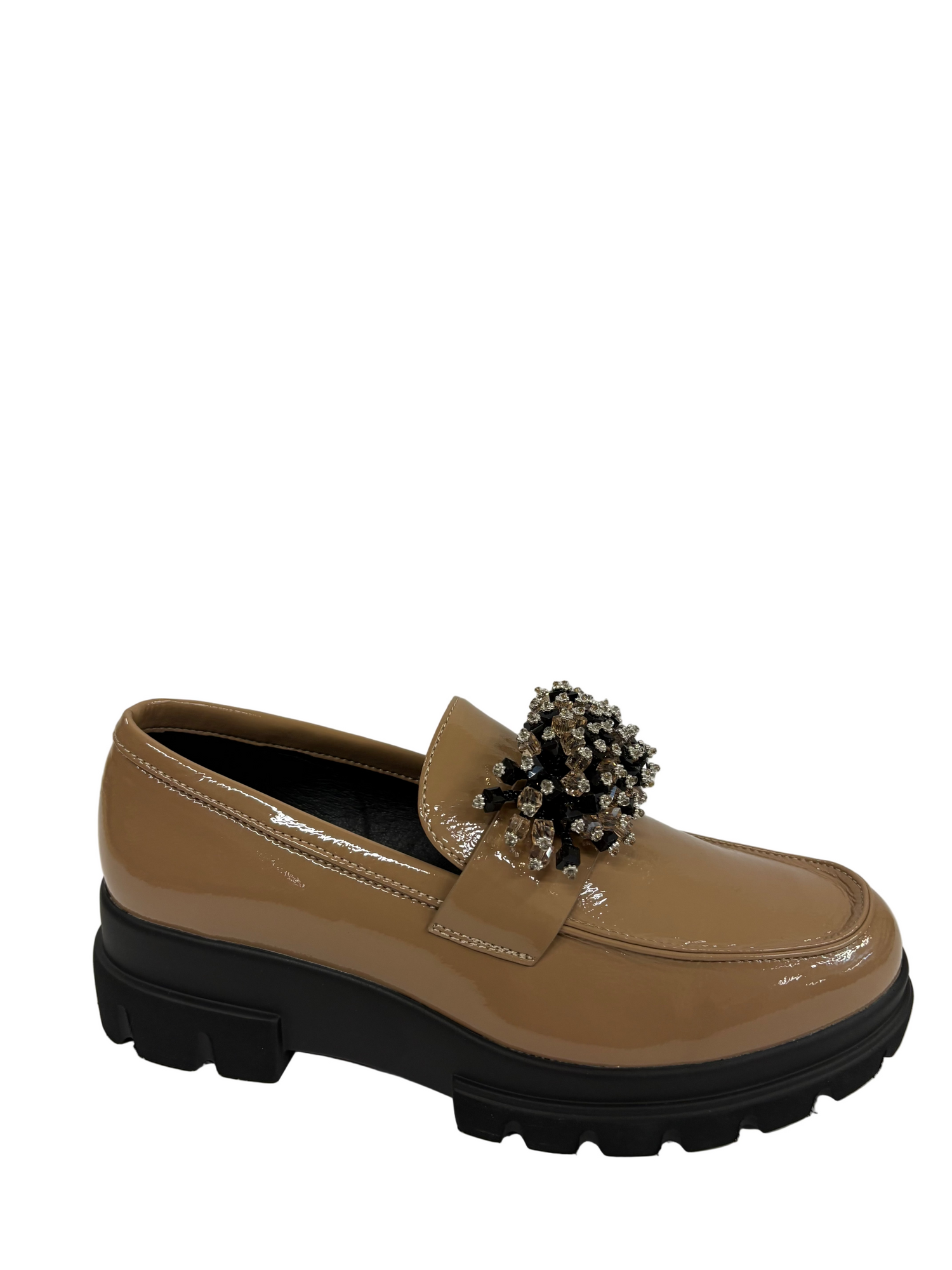 Mocassino in vernice Gold&Gold