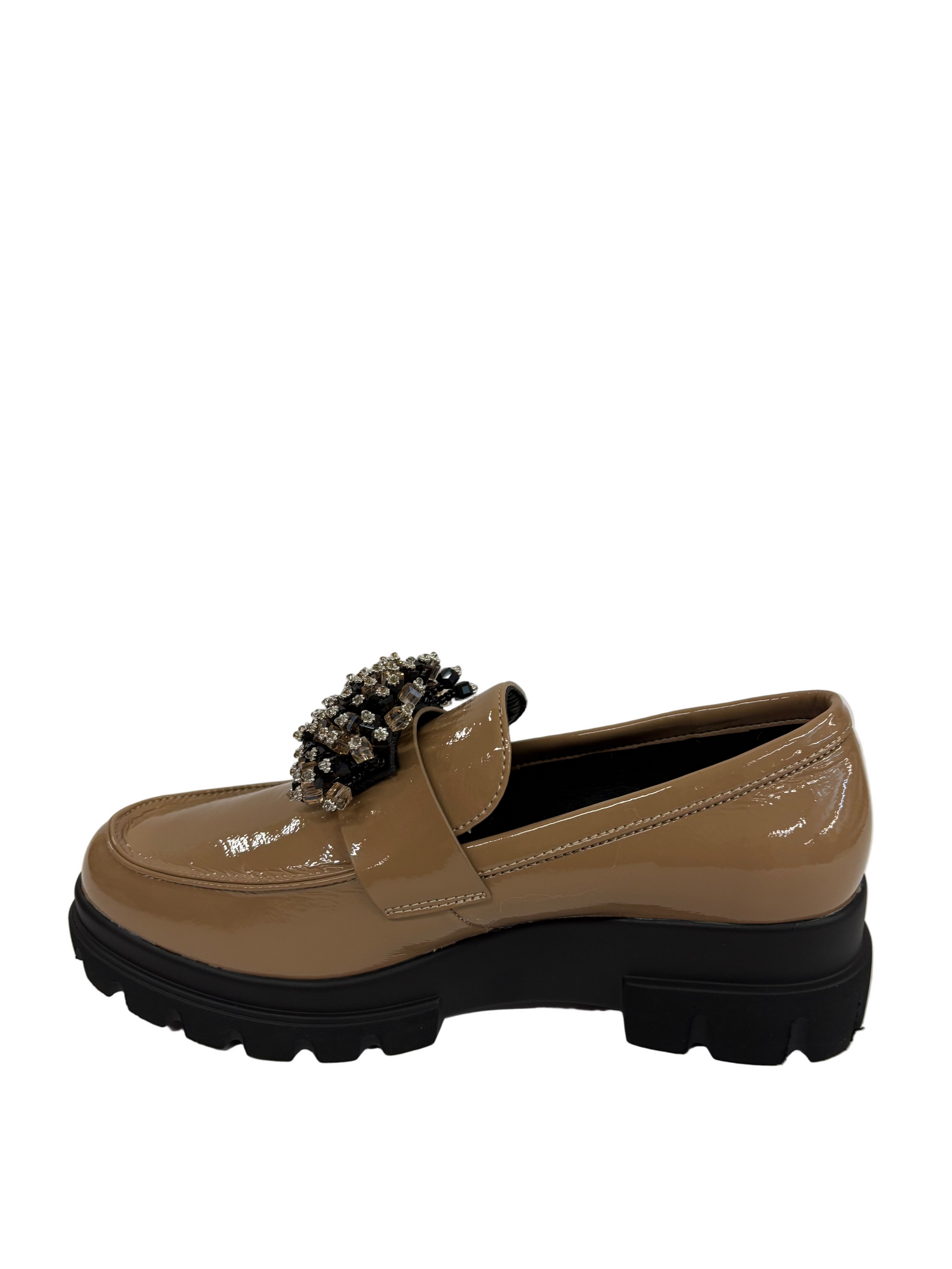 Mocassino in vernice Gold&Gold